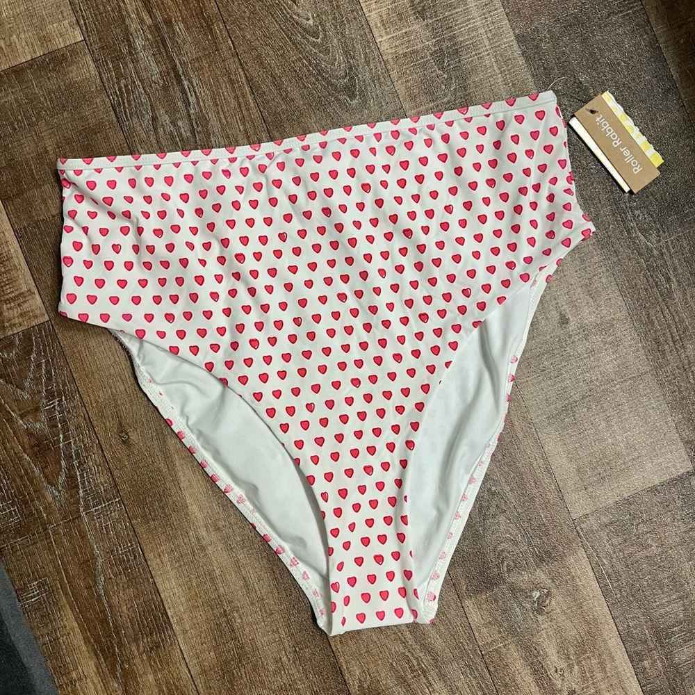 Roller Rabbit Bikini Bottom 💗🤍🐰